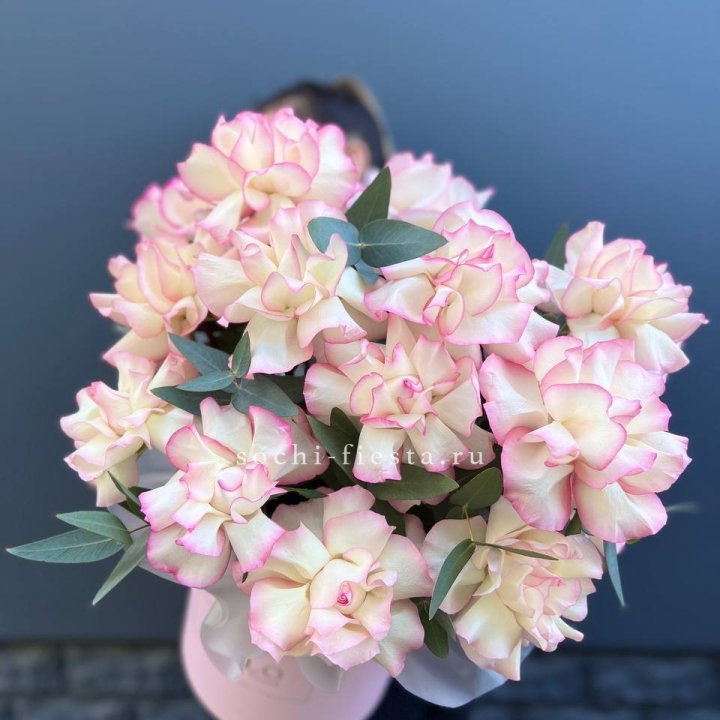 15 Французских роз Джумилия в боксе в Тамбове