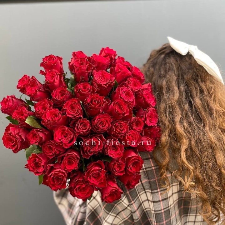 51 красная роза в Тамбове