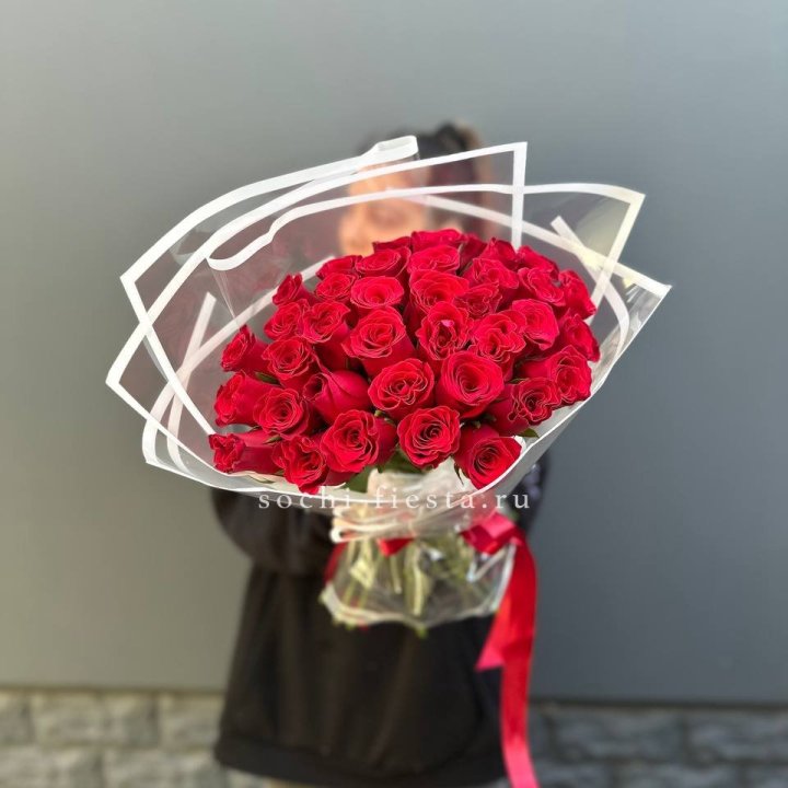 31 красная роза в Тамбове