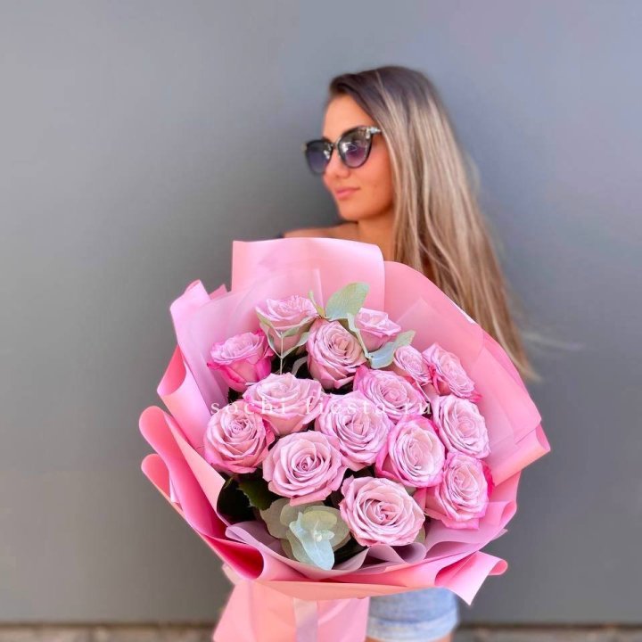 Букет розовых роз 2 в Тамбове