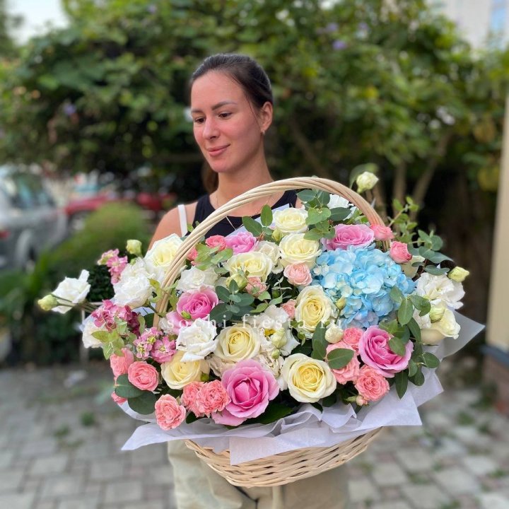 Цветочная корзина №2 в Тамбове