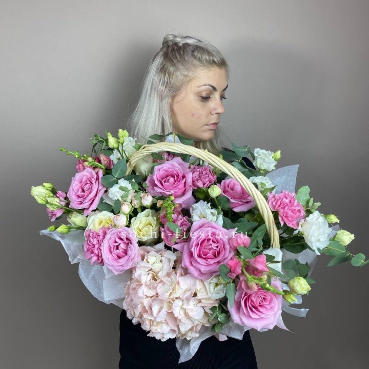 Цветочная корзина № 5 в Тамбове