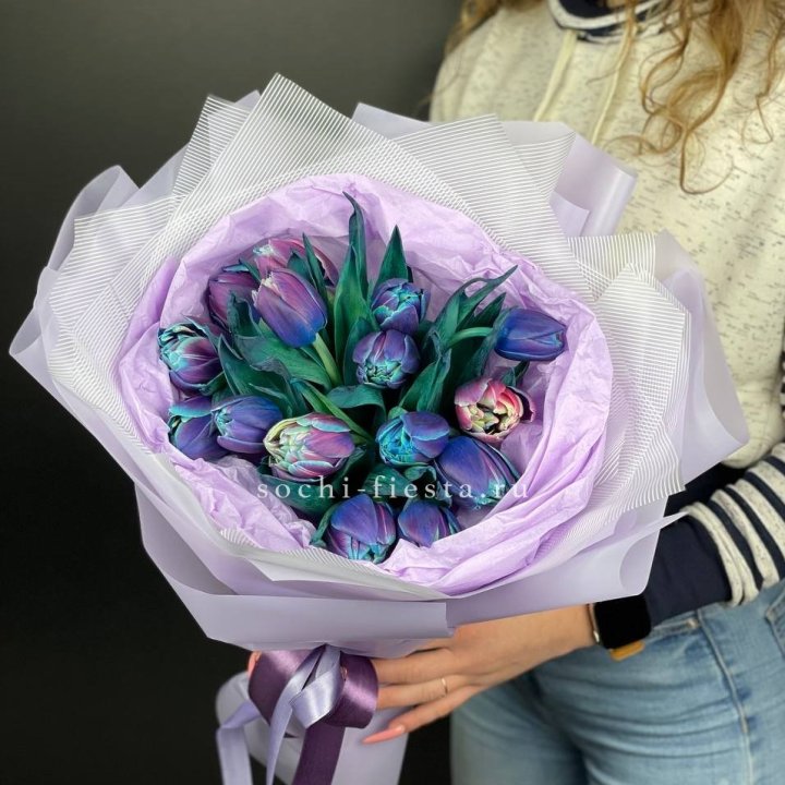 Букет тюльпанов "Пандора" в Тамбове