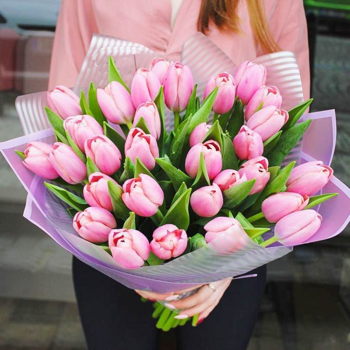 25 тюльпанов "Айс крем" в Тамбове