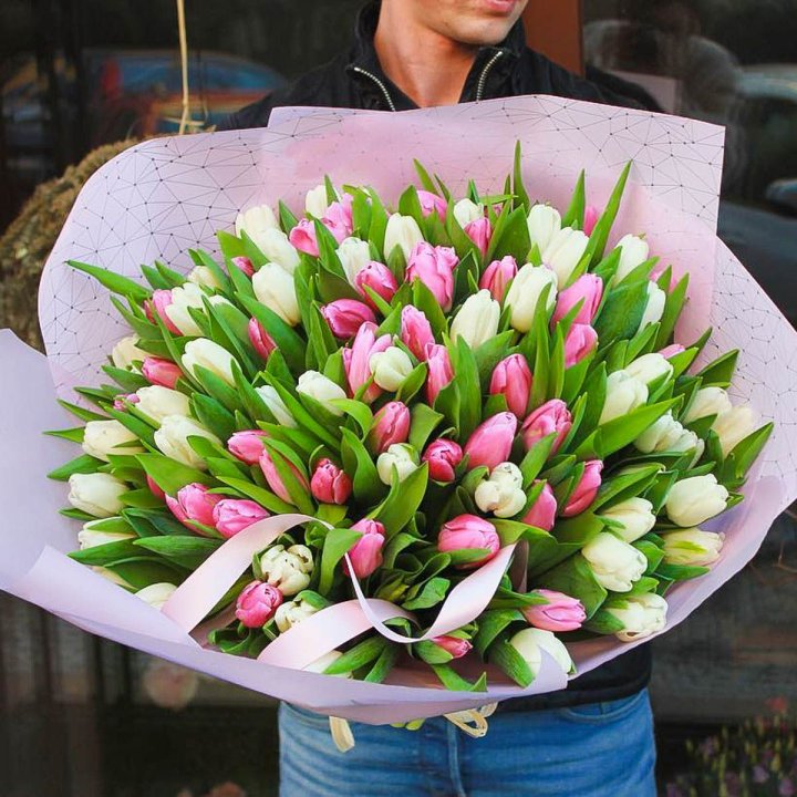101 тюльпан микс в Тамбове