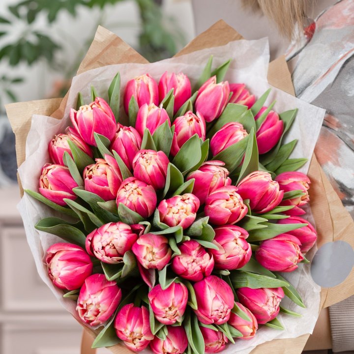 Букет пионовидных тюльпанов в Тамбове
